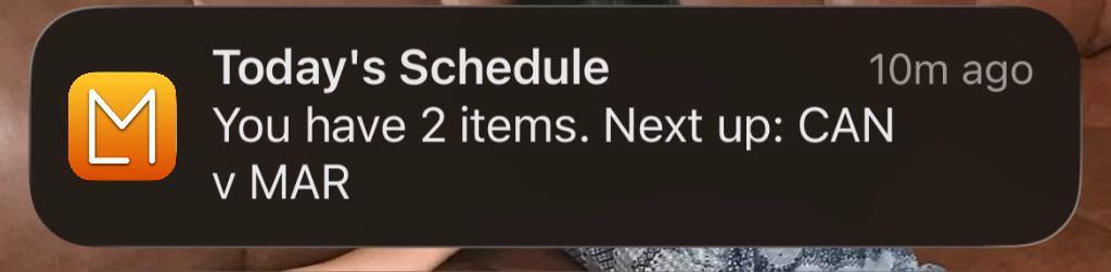 Reminder Notification